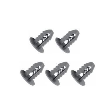 Imagem de 5 grampos cinza fixação forração interna uno tipo tempra - TH