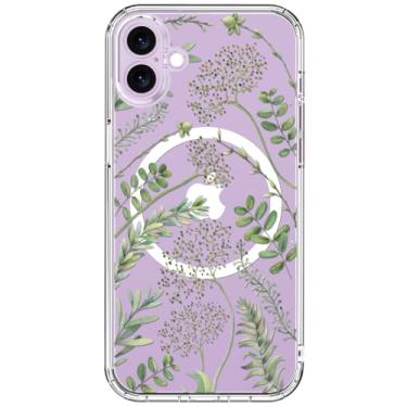 Imagem de ICEDIO Capa para iPhone XX com protetor de tela - compatível com carregamento sem fio, proteção aprimorada da câmera, ajuste fino - capa transparente com design floral moderno para mulheres - flores