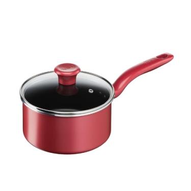 Imagem de Panela Tefal So Chef 18 cm Vermelha – Revestimento Antiaderente Titanium, Fundo de Indução Compatível com Todas as Fontes de Calor, Indicador Thermo-Sinal e Alta Espessura