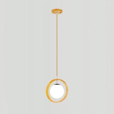 Imagem de Luminária pendente de bola de vidro E27 1 luz de teto suspensa, luminária ajustável para cozinha, sala de jantar, decoração interna, lustre, decoração moderna