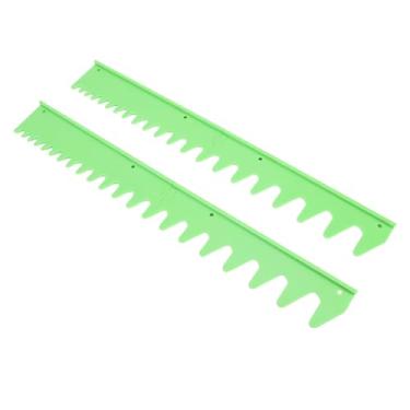 Imagem de AYNEFY Conjunto de Trilhos de Chave Magnética Conjunto de 4 Pacotes de Suporte de Chave de Plástico Rack Organizador para Gaveta de Caixa de Ferramentas Cabe até 20 Combinadas e Ajustáveis (verde)