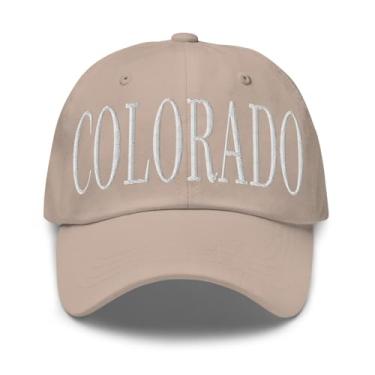 Imagem de Merch Town Boné Colorado bordado Colorado Dad Hat, Pedra, tamanho �nico