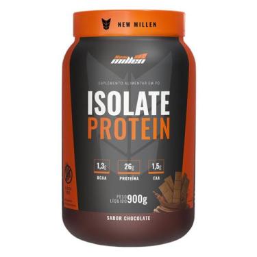 Imagem de Whey Isolate Protein Pote 900g New Millen Chocolate