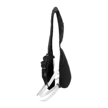 Imagem de oshhni Mochila de hidratação, mochila de água, de corrida multifuncional com fivela ajustável, bolsa esportiva para montanhismo de corrida, Black L 45x36x1cm