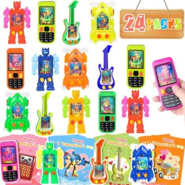 Imagem de Presentes de Dia dos Namorados para crianças - pacote de 24 cartas com