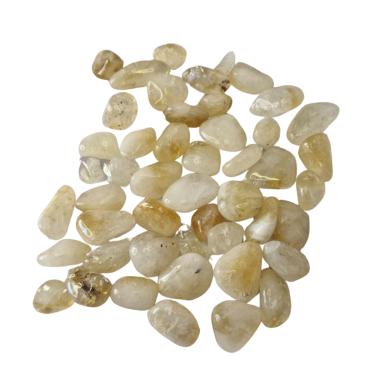 Imagem de Pedra Citrino Rolado 1 a 2 cm 250 gramas Natural