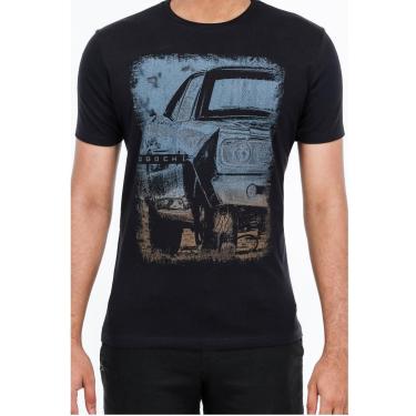 Imagem de Camiseta Manga Curta Casual Masculina Ogochi 006533039 Preto-Masculino