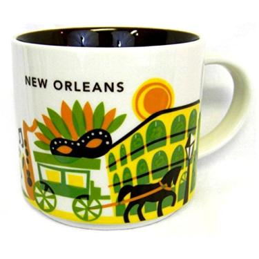 Imagem de Starbucks Caneca de café de cerâmica New Orleans You Are Here Series Cup