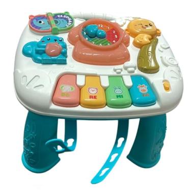 Imagem de Mesa de Atividades Musical com Suporte Luzes Didática Interativa Divertida