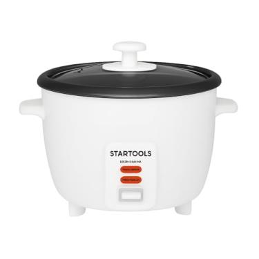 Imagem de Panela de Arroz Elétrica 220V – Branca, 1,3L, 400W, Cozimento Automático, Função Aquecer, Tampa com Saída de Vapor, Antiaderente Removível