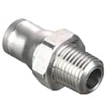Imagem de Parker 68PLS-6M-2-pk5 Prestolok PLS Conexão Push-to-Connect, tubo a tubo, aço inoxidável 316L, conector de tubo macho e push-to-connector, 6 mm, 1/20.3 cm (pacote com 5)