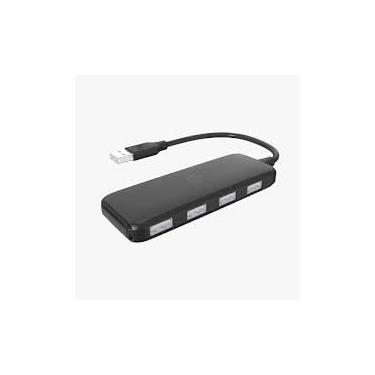 Imagem de HP Hub USB, 4 Portas USB-A, Adaptador Multifuncional, Compatível com PC/Notebook, Preto, Velocidade até 480Mbps, Liga de Alumínio