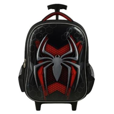 Imagem de Mochila Infantil Para Meninos Escolar Com Rodas Resistente - Denlex