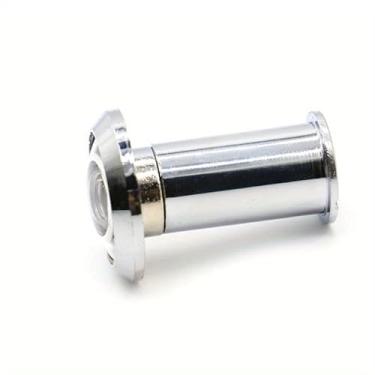 Imagem de 1 visualizador de porta 200 graus grande angular olho mágico segurança oculta lente de vidro ajustável para ferramentas de hardware de móveis (prateado)