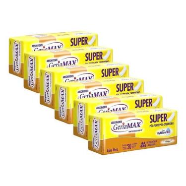 Imagem de Absorvente Geriátrico Geriamax C/20 Unidades Kit C/6un