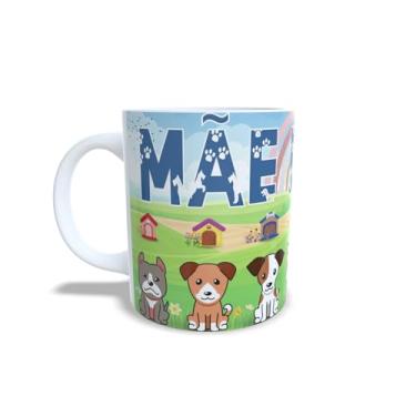 Imagem de Caneca Personalizada Mãe de Pet (Cachorro) – Criativa, Divertida e Ótima para Presentear (Moderno 02)