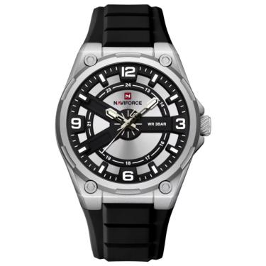 Imagem de Relógio De Pulso Esportivo Masculino Silicone De Quartzo á Prova D´agua Branco