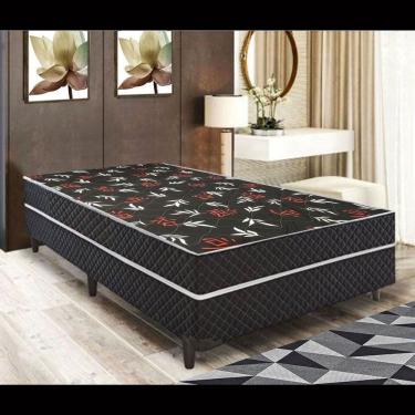 Imagem de Cama Box Solteiro Conjugada Premium 188x88x43 (10cm)