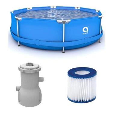 Imagem de Piscina Estruturada Redonda 305x76cm 4870L Bomba Filtro 220V - Avenli