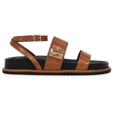 Imagem de Sandália Feminina Jorge Bischoff Papete Marrom - J25153-Feminino