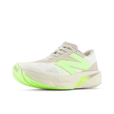 Imagem de New Balance Fuelcell Rebel V4 Tênis de corrida feminino, Moonrock/lima branqueada/sal marinho, 40