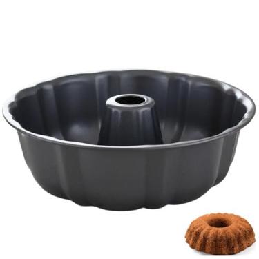 Imagem de Forma Antiaderente Redonda Bolo Pudim Furo no Meio Cozinha Refeiçao So