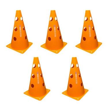 Imagem de Kit Com 5 Cones Mania De Futsal Com Furos Para Treinamento, Kitconefur
