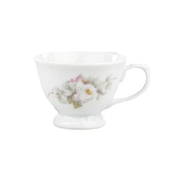 Imagem de Xicara Café Com Pé SEM Pires 70ml Porcelana Schmidt - Dec. Eterna E351