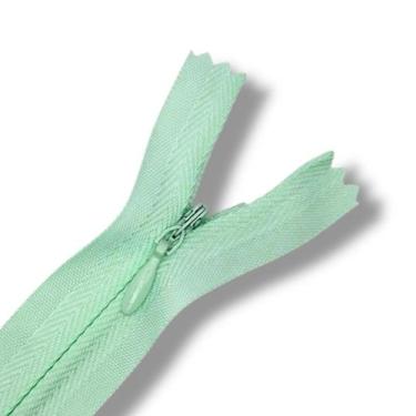 Imagem de Ziper Invisível Fixo Tela n3 20cm - Cor Verde Bebe 2 10un BV1ABC - Imp