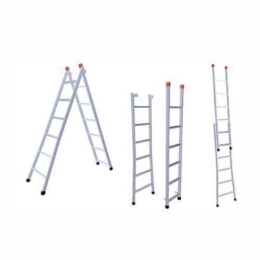 Imagem de Escada Extensiva 8x14 Degraus 2,50x4,40m Ferro 120Kg 3 em 1 -210 NV - 