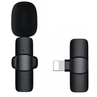 Imagem de Microfone Lapela Sem Fio 2.4ghz Compatível Com Iphone Ipad Lightning