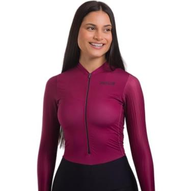 Imagem de Macaquinho Ciclismo Feminino Marcio May Moove Manga Longa Blush