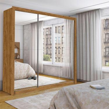 Imagem de Guarda Roupa Espelho 3 Portas 4 Gavetas Carioca Moveis