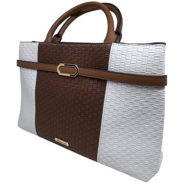 Imagem de Bolsa Feminina Moderna Detalhe Fivela Alça Removível Chenson