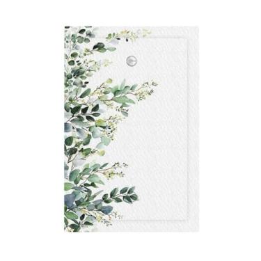 Imagem de JDAKHD Capas para interruptores de luz de eucalipto, aquarela, floral, planta, folha, decorativa, 1 grupo, sem dispositivo, placa de parede, sálvia, botânica, flor, única, placa frontal, Gfci, tomadas