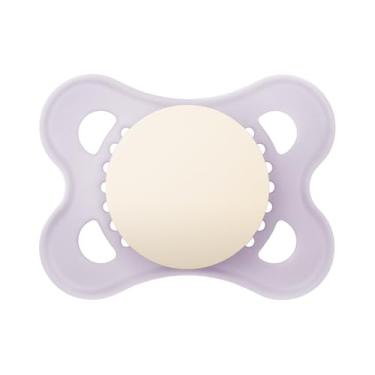 Imagem de MAM Baby 1 Chupeta Original Com Bico Simétrico de Silicone SkinSoft para Crianças 0-6 Meses Embalagem Blister, Lilás