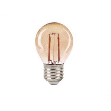 Imagem de Lâmpada Led Filamento G45 2w E27 âmbar Bivolt Blumenau