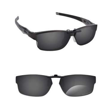 Imagem de Alphax Proteção UV unissex polarizada para uso externo para óculos inteligentes Oakley Crosslink Switch OX3128 - Opções, Preto