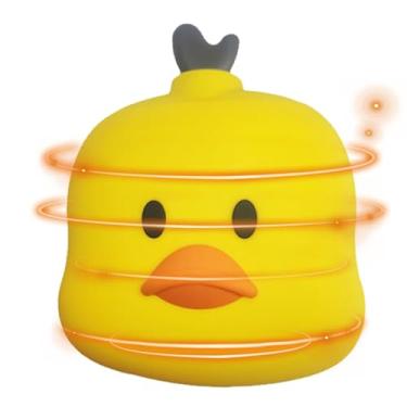 Imagem de Shakven Garrafa de água quente de silicone, bolsa de água para garrafa quente - Bolsa para garrafa de água quente em formato de pato aquecedor portátil de mãos | Criativo pequena garrafa de água