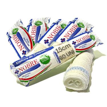 Imagem de Atadura elástica crepom 13 fios - 15cm x 1,8m - 60 rolos