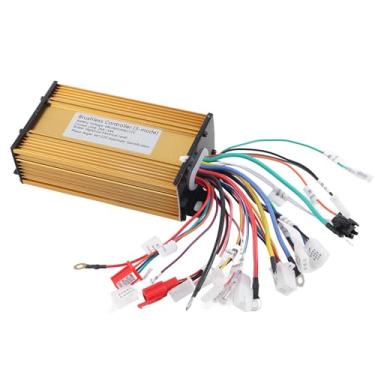 Imagem de Controlador de motor elétrico de velocidade E sem escova, controlador de velocidade do motor de scooter elétrico três modos 12 tubos, controlador de motor 1000W-1500W