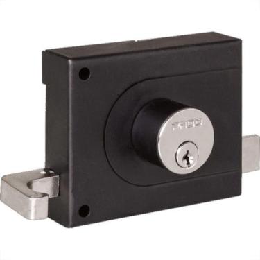 Imagem de Fechadura Pado Portao Preta - 525/ 80Mm, Preto