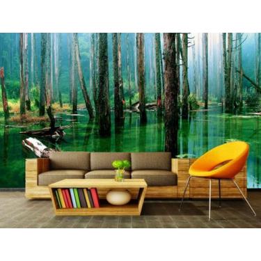 Imagem de Papel de Parede Paisagens Floresta 115 - 1,00 X 1,00 - Voce Decorando
