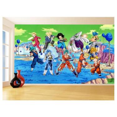 Imagem de Papel De Parede Dragon Ball Goku Vegeta Anime 3,5M Dbz351 - Você Decor