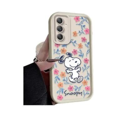Imagem de Capa S-Snoopy Flower Para Samsung Galaxy S25 S24 Ultra S23 S22 plus A3