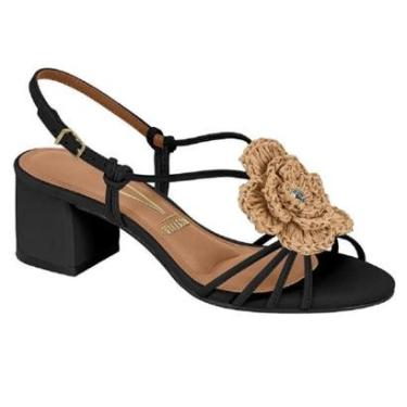 Imagem de SANDALIA VIZZANO SALTO BLOCO MEDIO FLOR REF 6291.1193.7286-Feminino