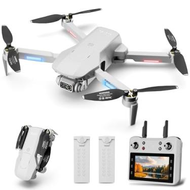 Imagem de 4DRC Drone dobrável F8 com câmera, WiFi FPV 4K, 2 baterias, cinza