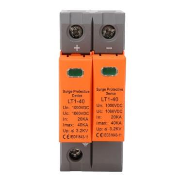 Imagem de Hyuduo Dispositivo de Proteção contra Surtos, Dispositivo de Proteção Fotovoltaico DC Com Caixa de PC Retardante de Chamas, 2P 40KA 1000VDC para Sistemas de Energia Solar e Equipamentos Elétricos