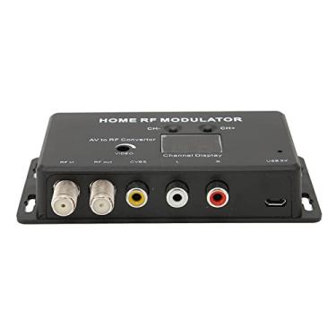Imagem de KIMISS Modulador M70RV PAL/NTSC TV Link - Conversor AV para RF para Decodificadores - Saída Ajustável, Modulador UHF, RF Doméstico
