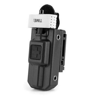 Imagem de backtime Suporte de Torniquete, Coldre de Torniquete com Alça Molle e Clipe de Cinto Tático Atualizado para Serviço e Cinto de Utilidades, Suporte Preto Apenas